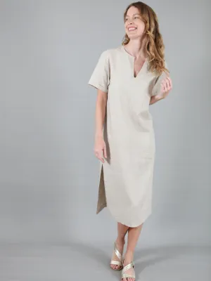 Annie, 100% Linen Dress Natural