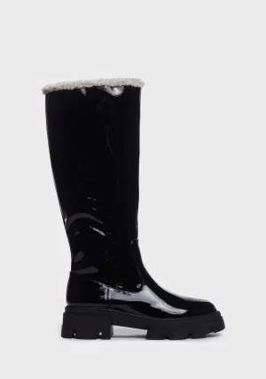 Black Ember Knee High Boots