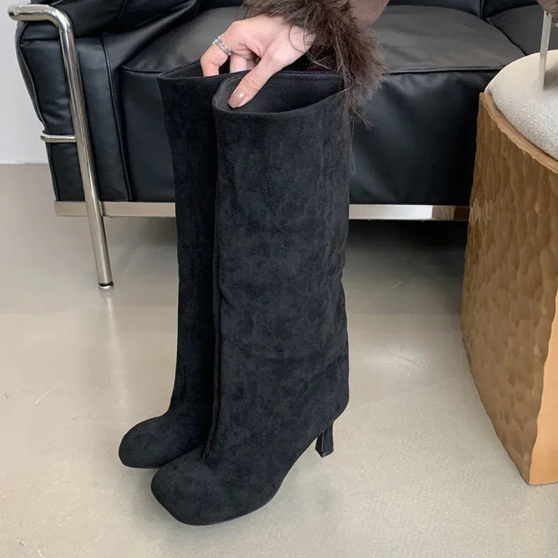 Downtown Dime Knee High Boots