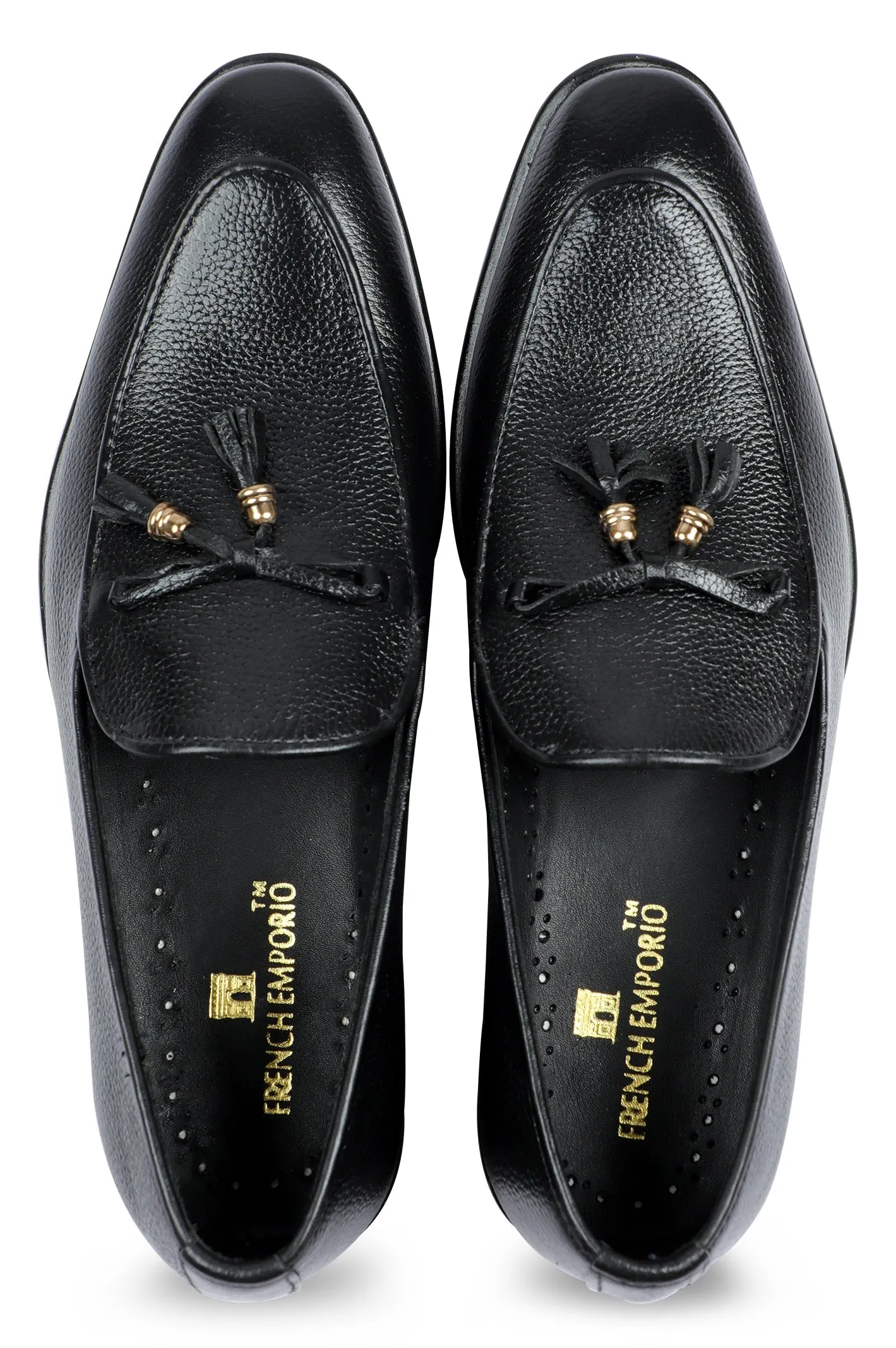 Formal Shoes For Men in Black SKU: SMF-0183-BLACK