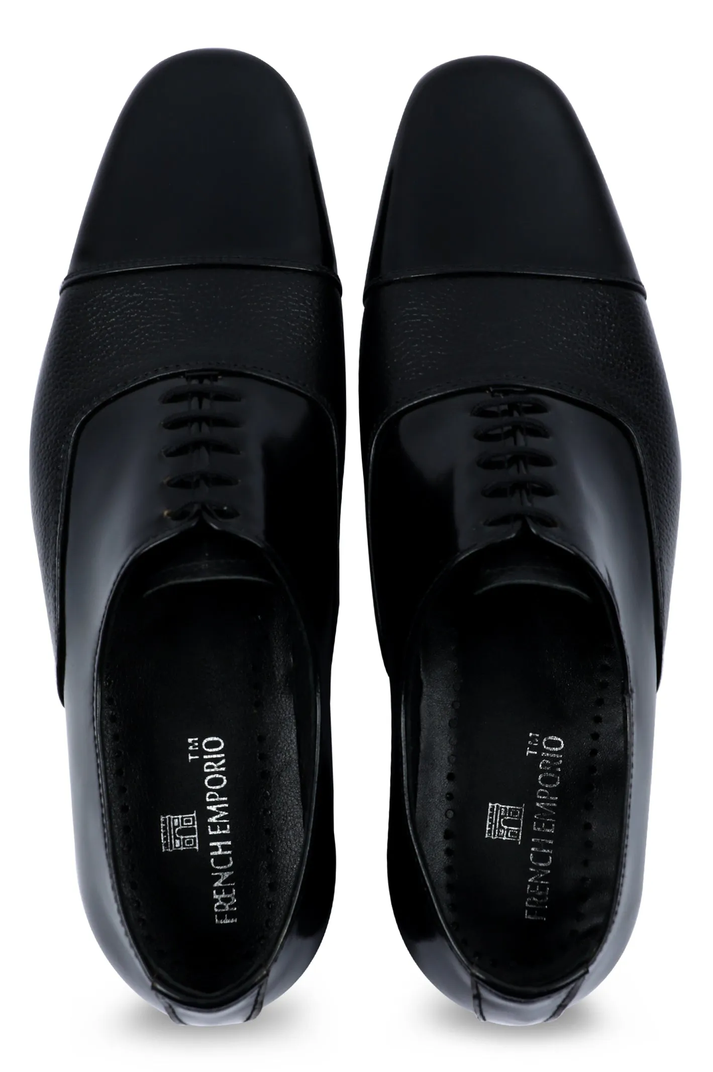 Formal Shoes For Men in Black SKU: SMF-0192-BLACK