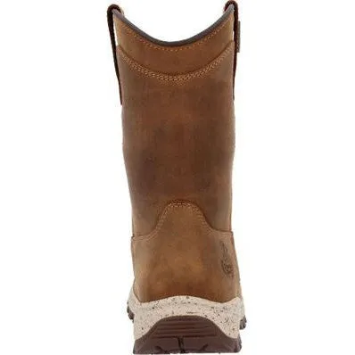 Georgia Women's Eagle Trail 10" Soft Toe WP Pull On Work Boot -Brown- GB00645