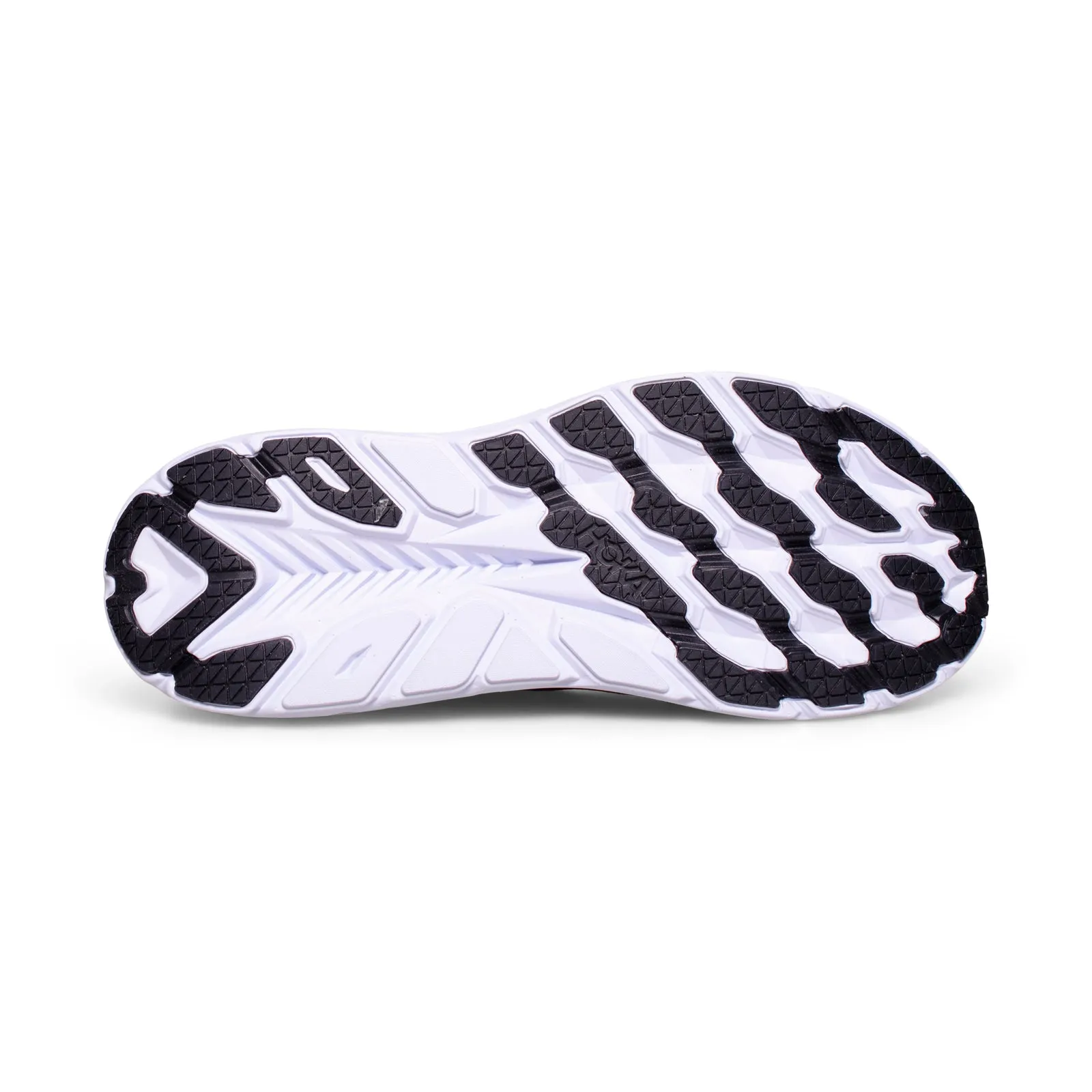Hoka One One Clifton 8 Black / White Running Shoes - Women's