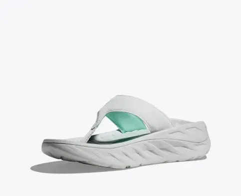 Hoka Women's Ora Recovery Flips- Grey/Seafoam