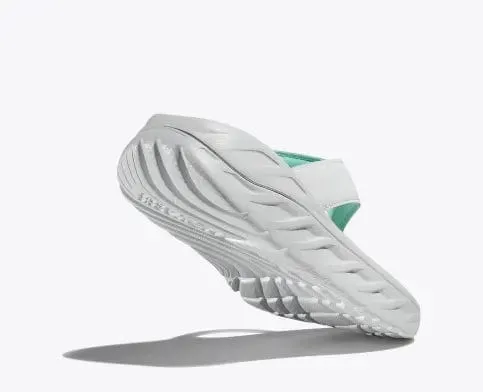 Hoka Women's Ora Recovery Flips- Grey/Seafoam