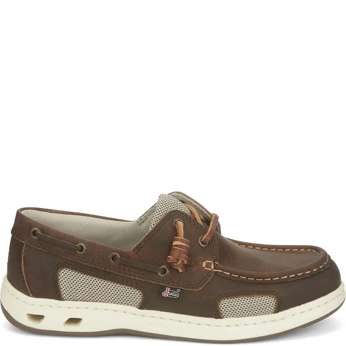 JUSTIN MENS ANGLER SLIP-ON CASUAL SHOE STYLE GR101