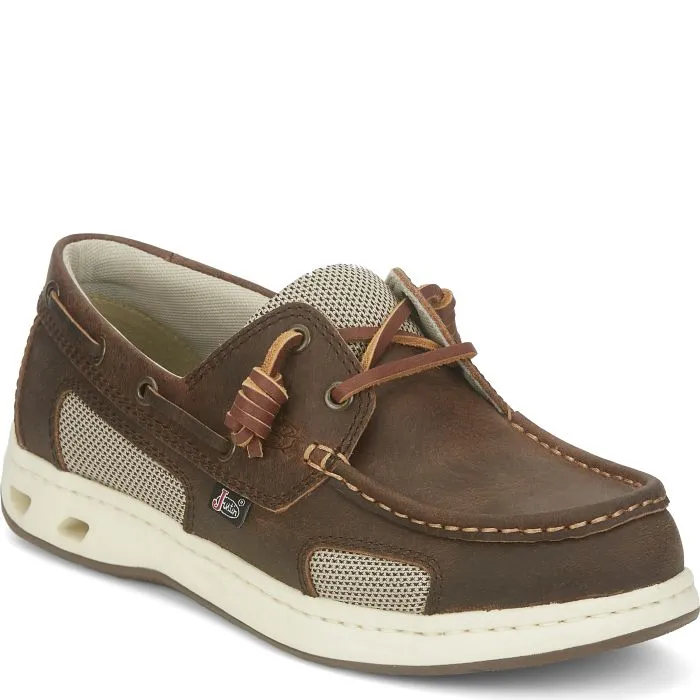 JUSTIN MENS ANGLER SLIP-ON CASUAL SHOE STYLE GR101