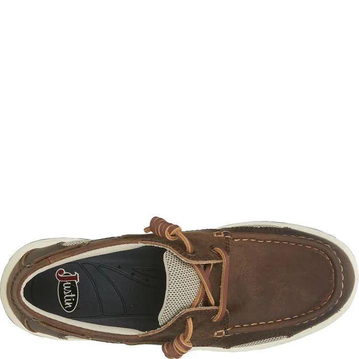 JUSTIN MENS ANGLER SLIP-ON CASUAL SHOE STYLE GR101