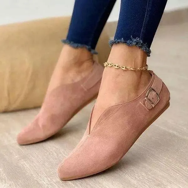 Kimemoda Women Elegant Casual Daily Comfy Slip On Flats