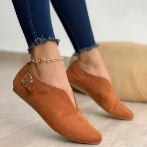 Kimemoda Women Elegant Casual Daily Comfy Slip On Flats