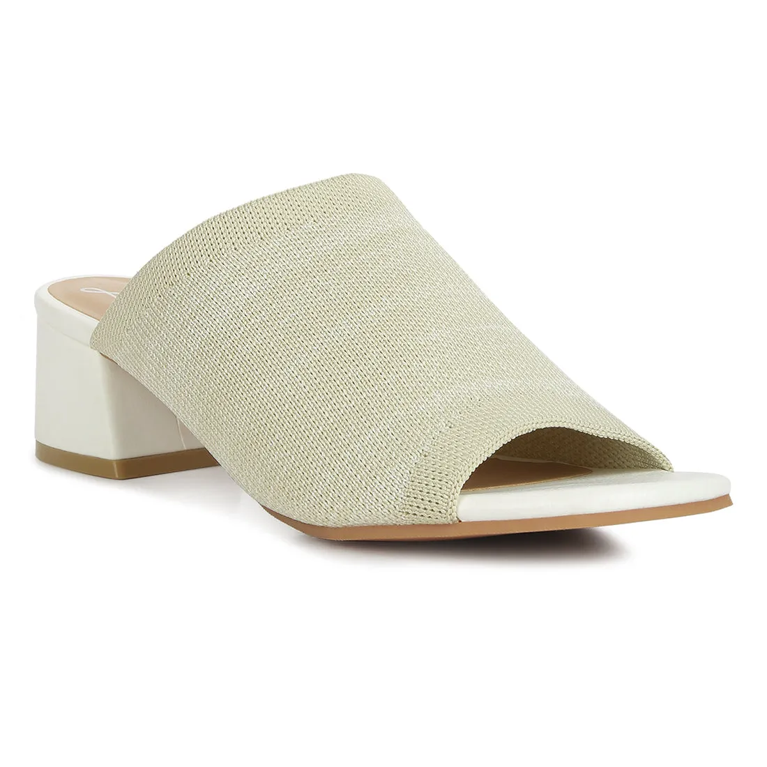 Knitted Round Toe Sandal