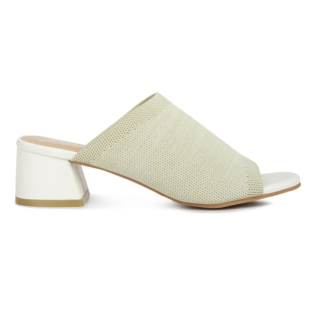 Knitted Round Toe Sandal