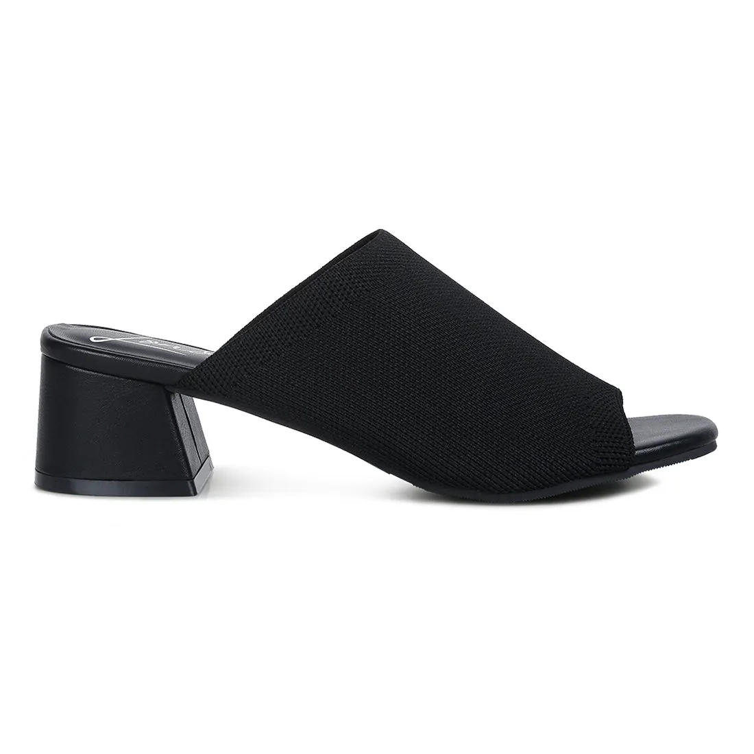 Knitted Round Toe Sandal