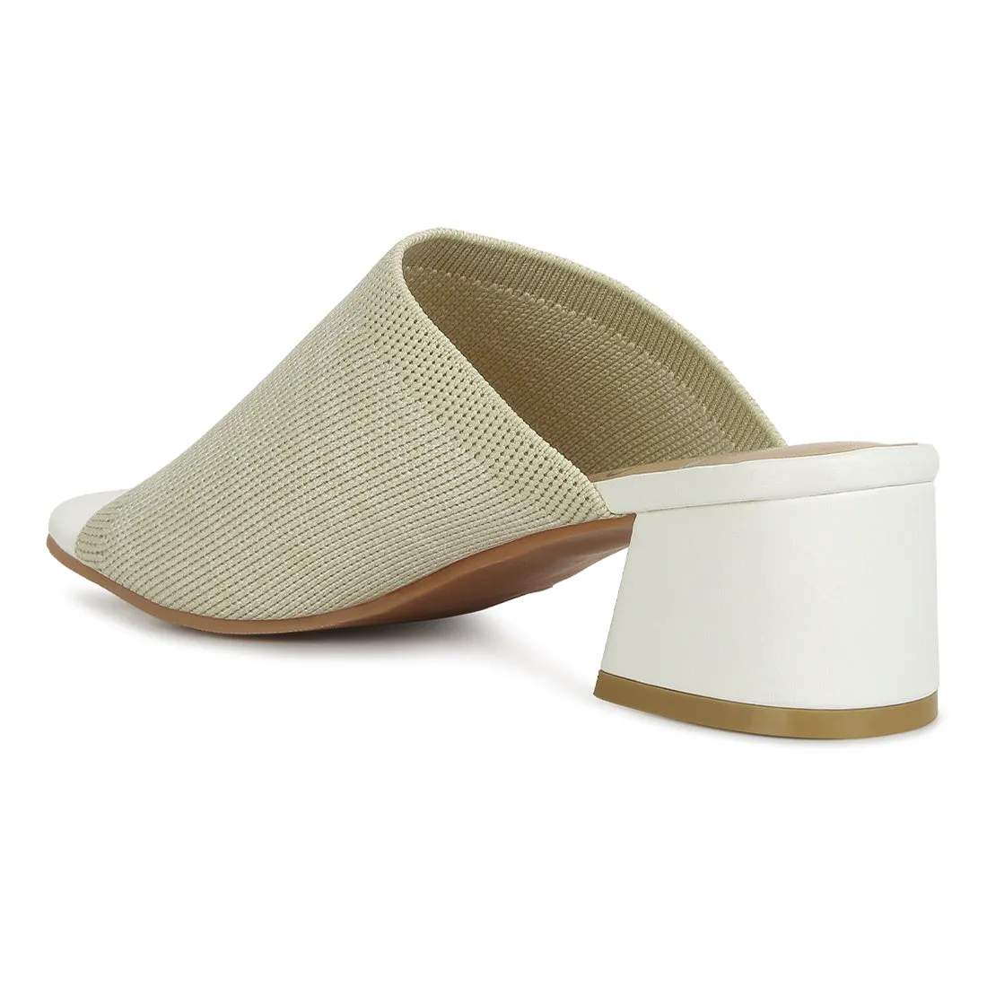 Knitted Round Toe Sandal