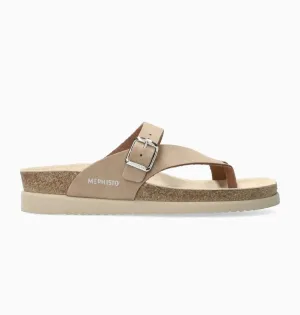Mephisto Women's Helen Sandals- Light Taupe Nubuck
