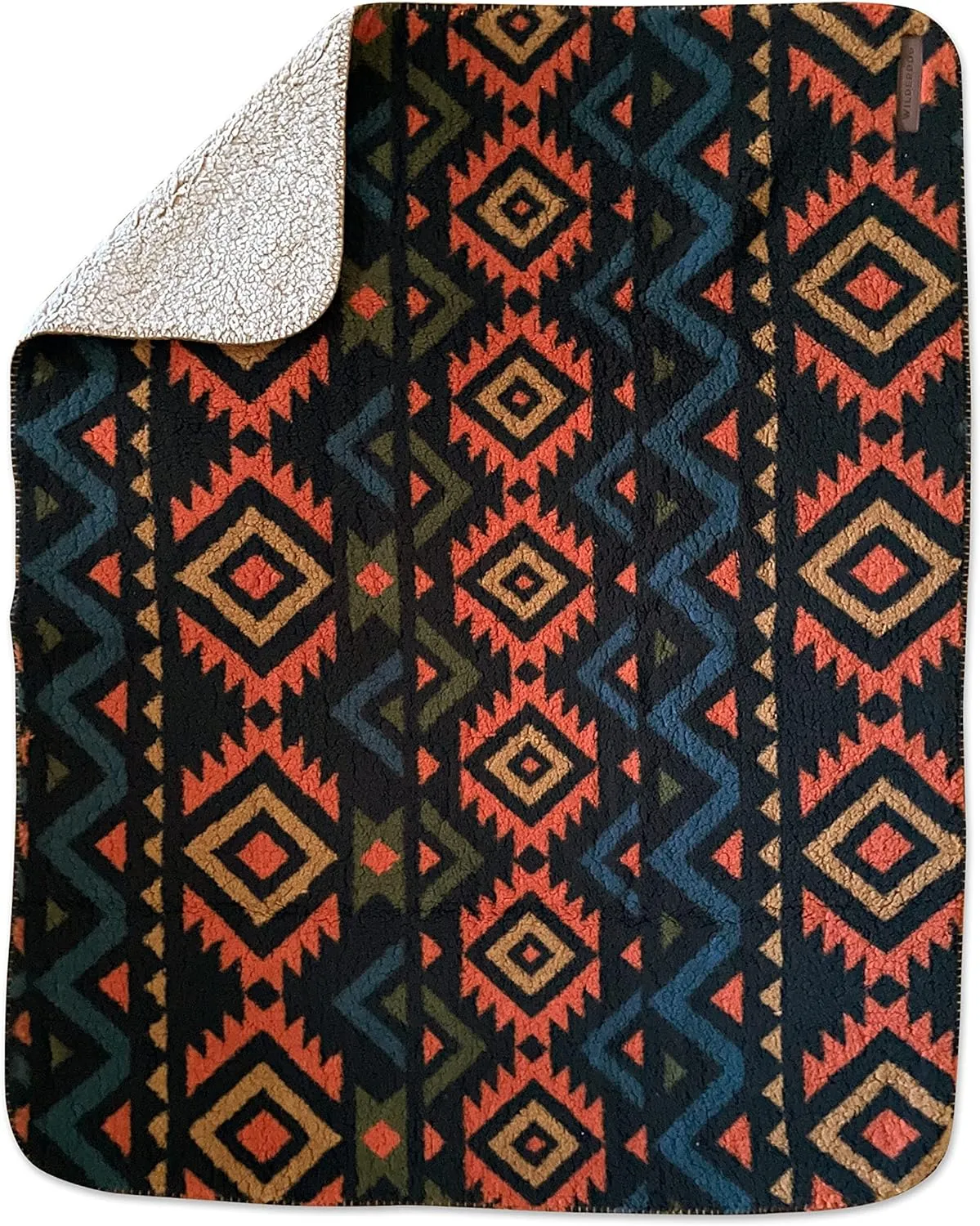NEW Wilderdog Sherpa Fleece Waterproof Dog Blanket - 60" x 90" - Navy Retails $151 