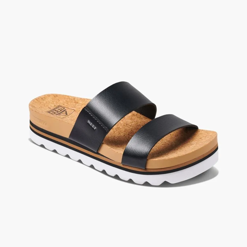 Reef Women's Cushion Bounce Vista Hi Sandals- Black