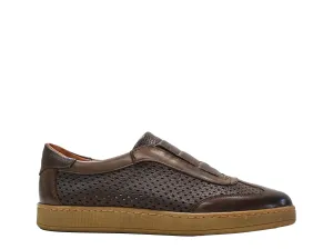 Roberto Serpentini Men's Marrone Perforated Leather Slip On M57130