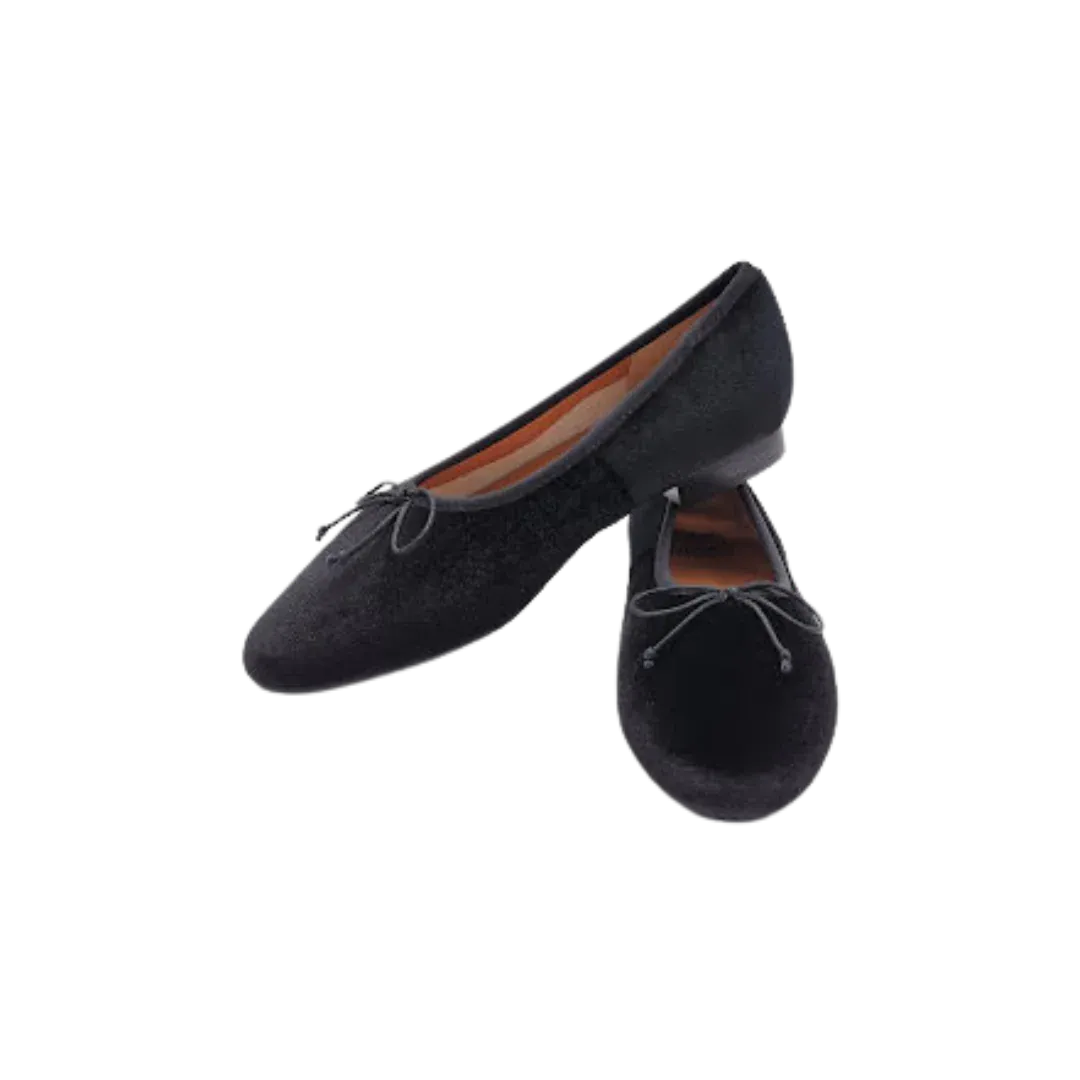 SALE FW24 Ralph Miguel Chava Winter Edition Simple Bow Flat Slip On