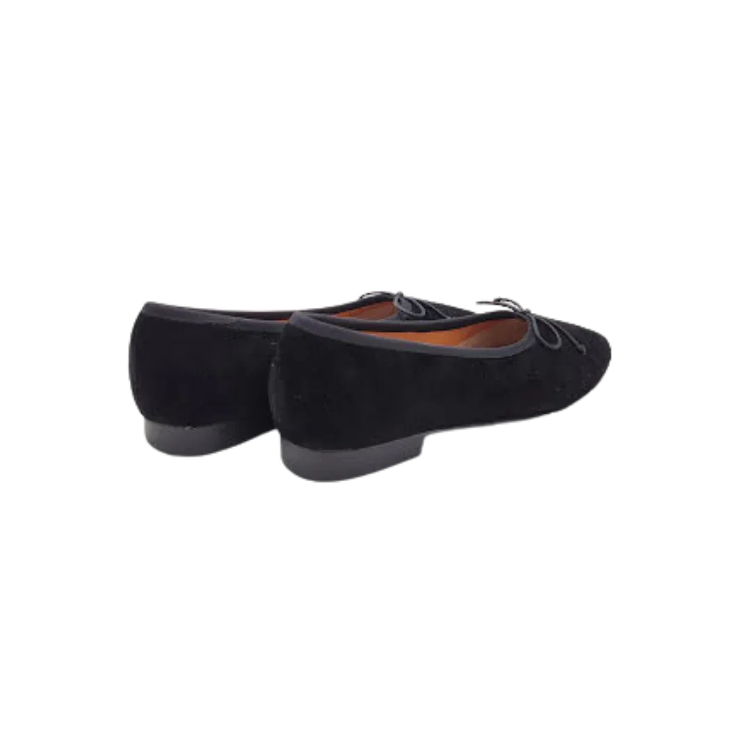 SALE FW24 Ralph Miguel Chava Winter Edition Simple Bow Flat Slip On