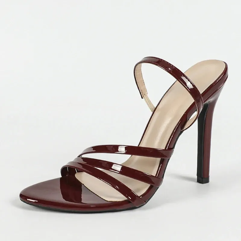 Slip On Back Strap high heel Sandals