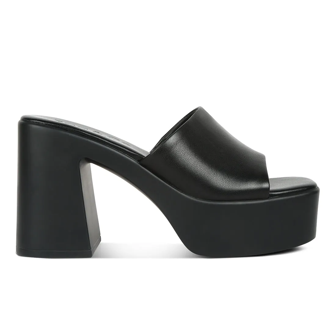 Slip on Block Heel Sandals