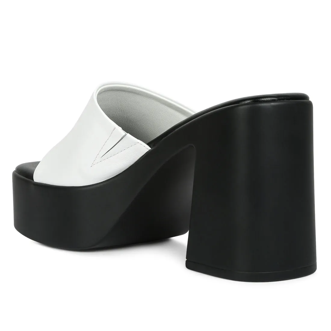 Slip on Block Heel Sandals