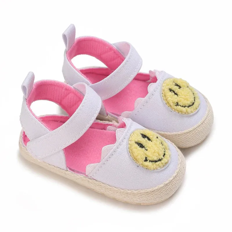 Smiley Face Sandal for Baby Girls