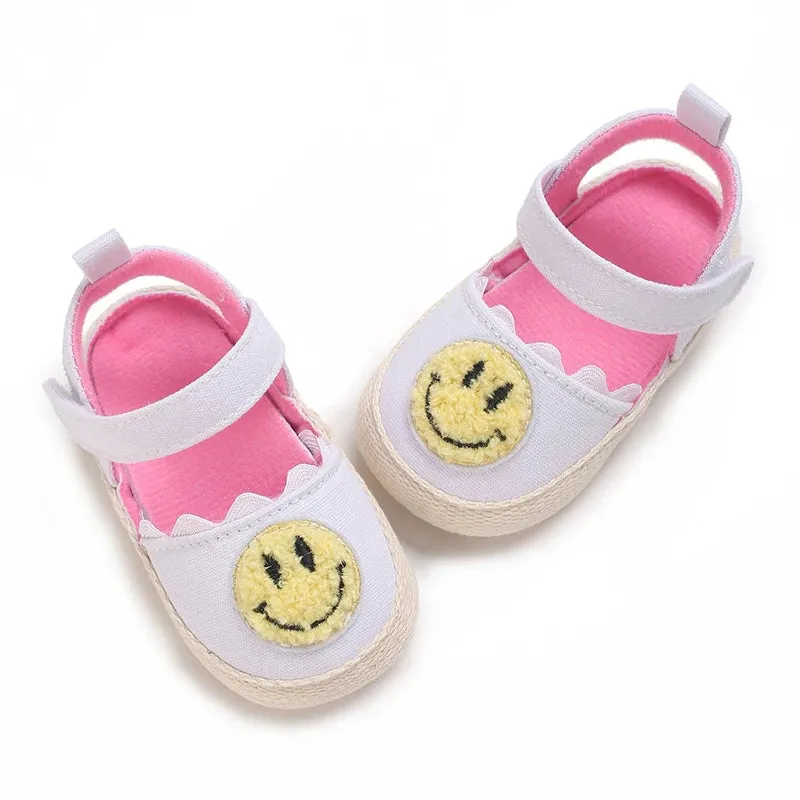 Smiley Face Sandal for Baby Girls