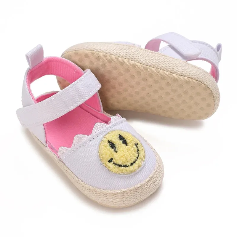 Smiley Face Sandal for Baby Girls
