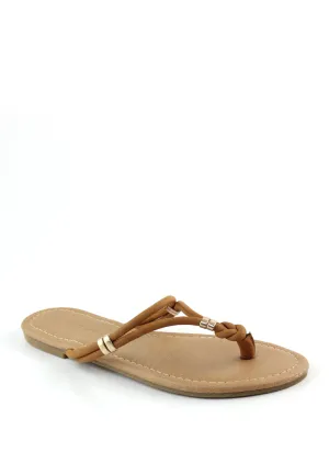 Tan Thong Flat Flip Ons