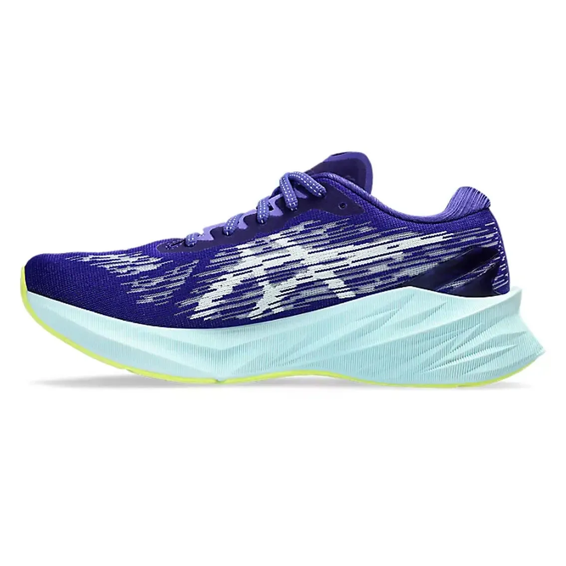 Womens ASICS Novablast 3 - Eggplant / Soothing Sea